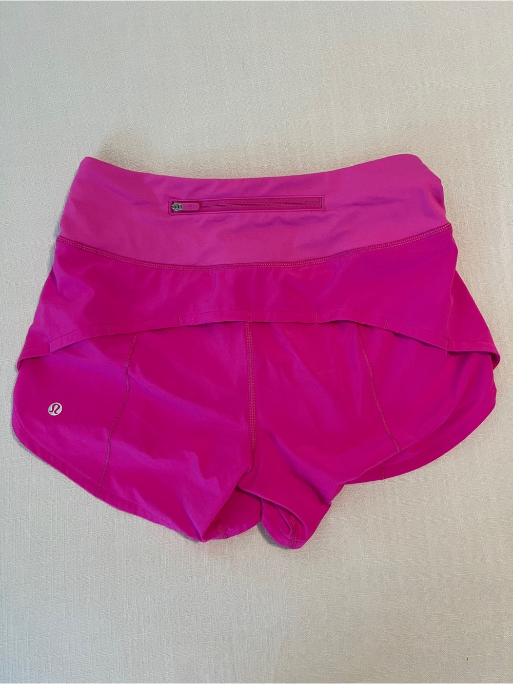 lululemon athletica Hot Pink speed up Shorts